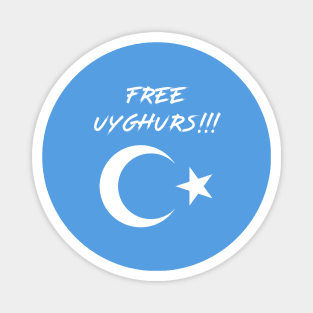 FREE UYGHURS Magnet